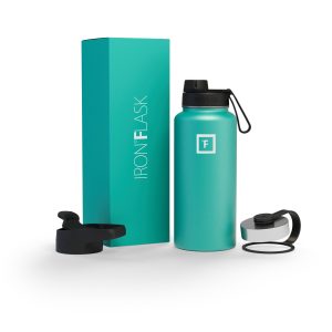 32 Oz Wide Mouth Water Bottle With Spout Lid