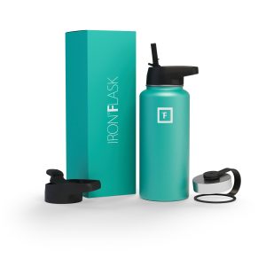 32 Oz Wide Mouth Water Bottle with Straw Lid