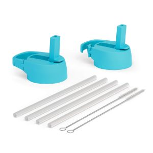 Carabiner Straw Lid Set for Wide Mouth Bottle