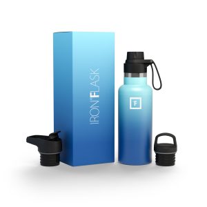 16 Oz Narrow Mouth Water Bottle with Spout Lid